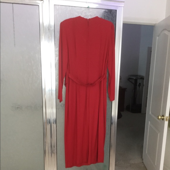 🎉PRICE DROP 🎀Carol Anderson size 10 red dress - Picture 6 of 7